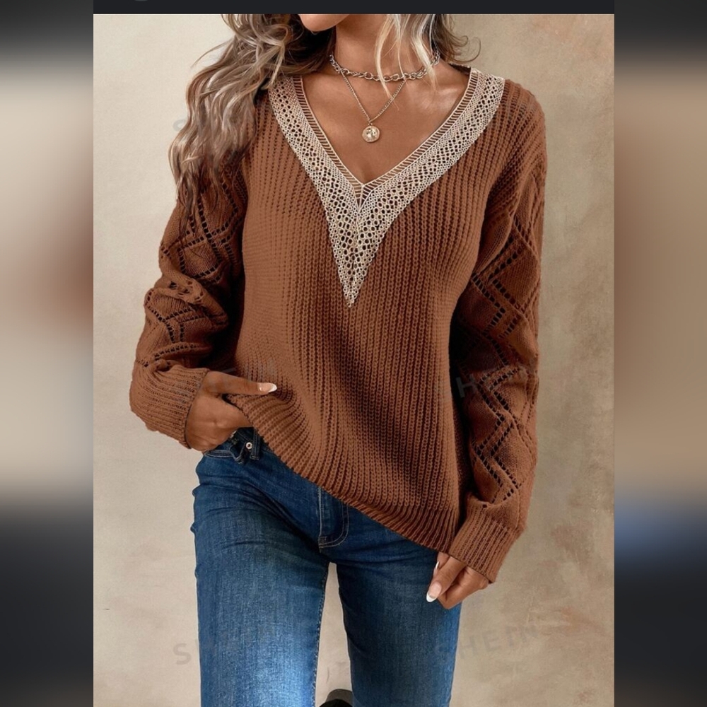 Kara & Kate purchase NWT Coffee Brown Sweater